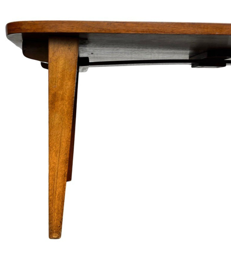 Vintage Folding Coffee Table / Teak Side Table Mid Century End Table 92cm x 45cm