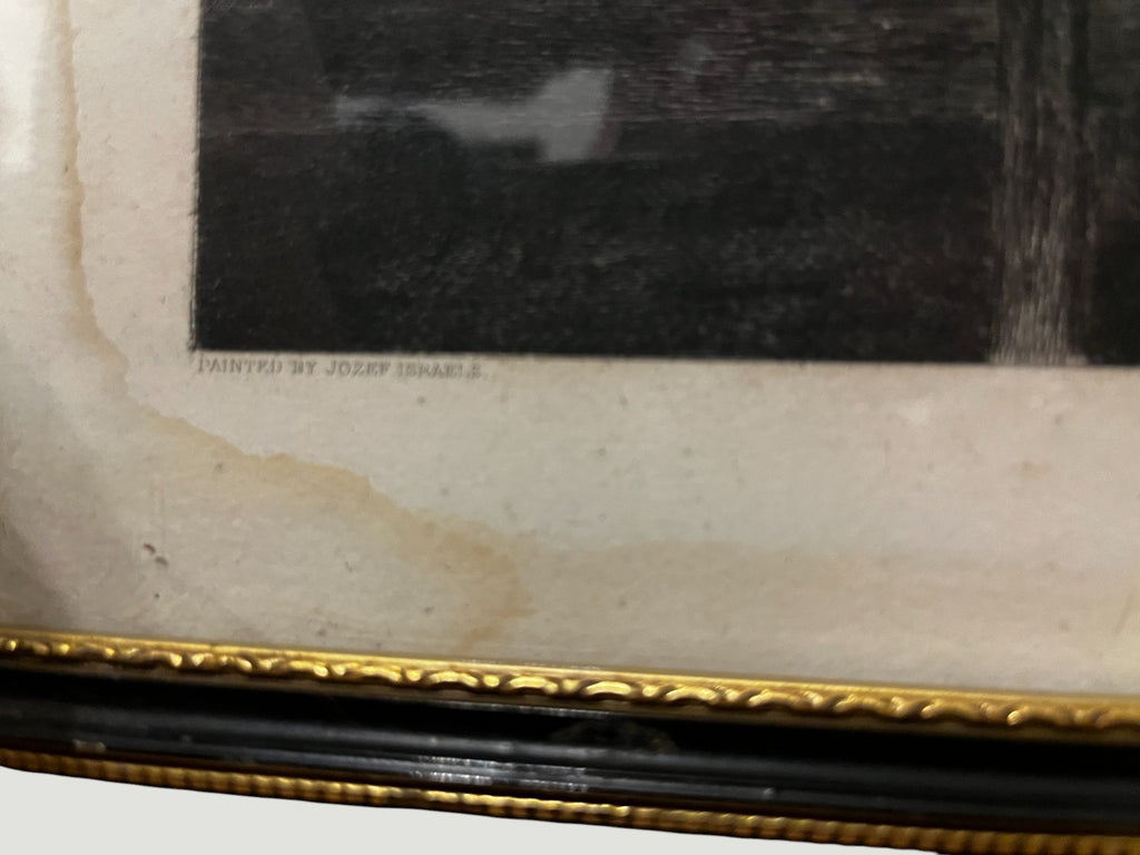 1883 Victorian Etching Nothing Left Frank Holl A Gery Bichard Framed Print