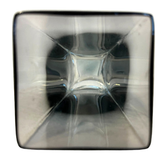 Attributed Timo Sarpaneva Iittala Linearia Vase Smoky Grey Art Glass Finland