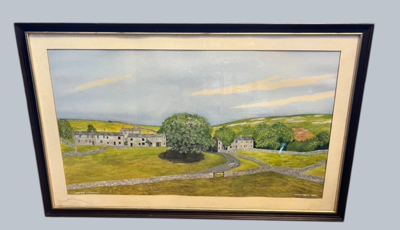 Original Yorkshire Landscape Painting Yockenthwaite C A Townley 1990