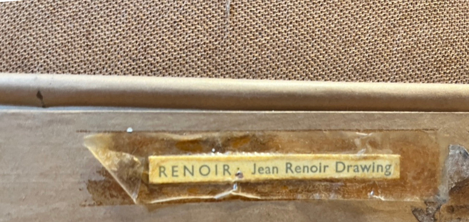 Vintage Renoir “Jean Renoir Drawing” Framed Art Print Boy Drawing Portrait