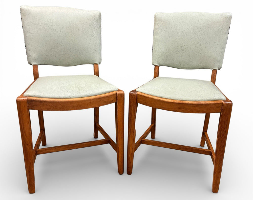 BIS Dining Chairs 1960 Mid Century Pair British Industrial Seating