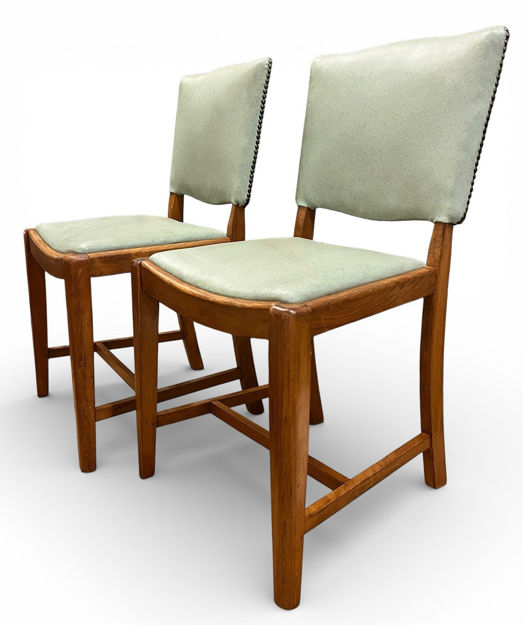 BIS Dining Chairs 1960 Mid Century Pair British Industrial Seating