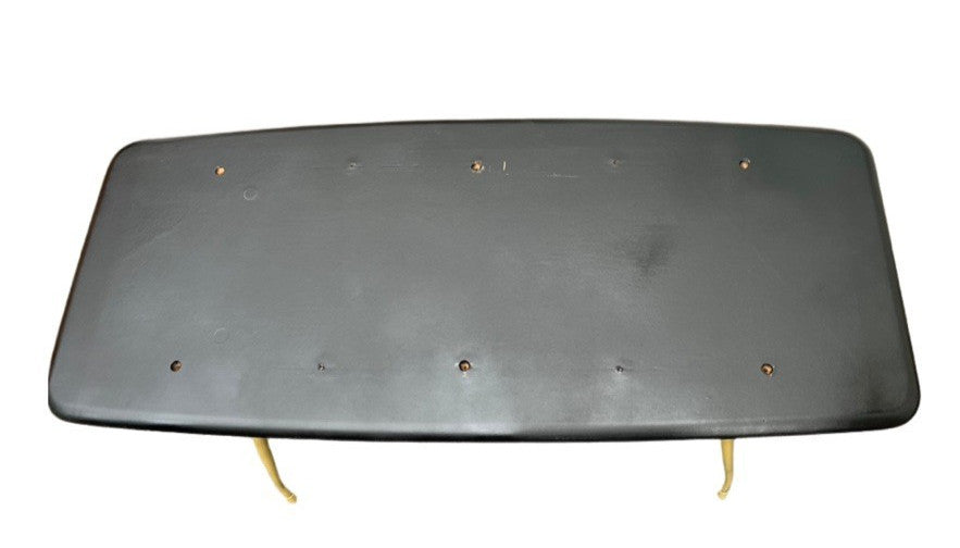 Vintage 1950s Formica Coffee Table Atomic Floral Top Hairpin Legs Retro