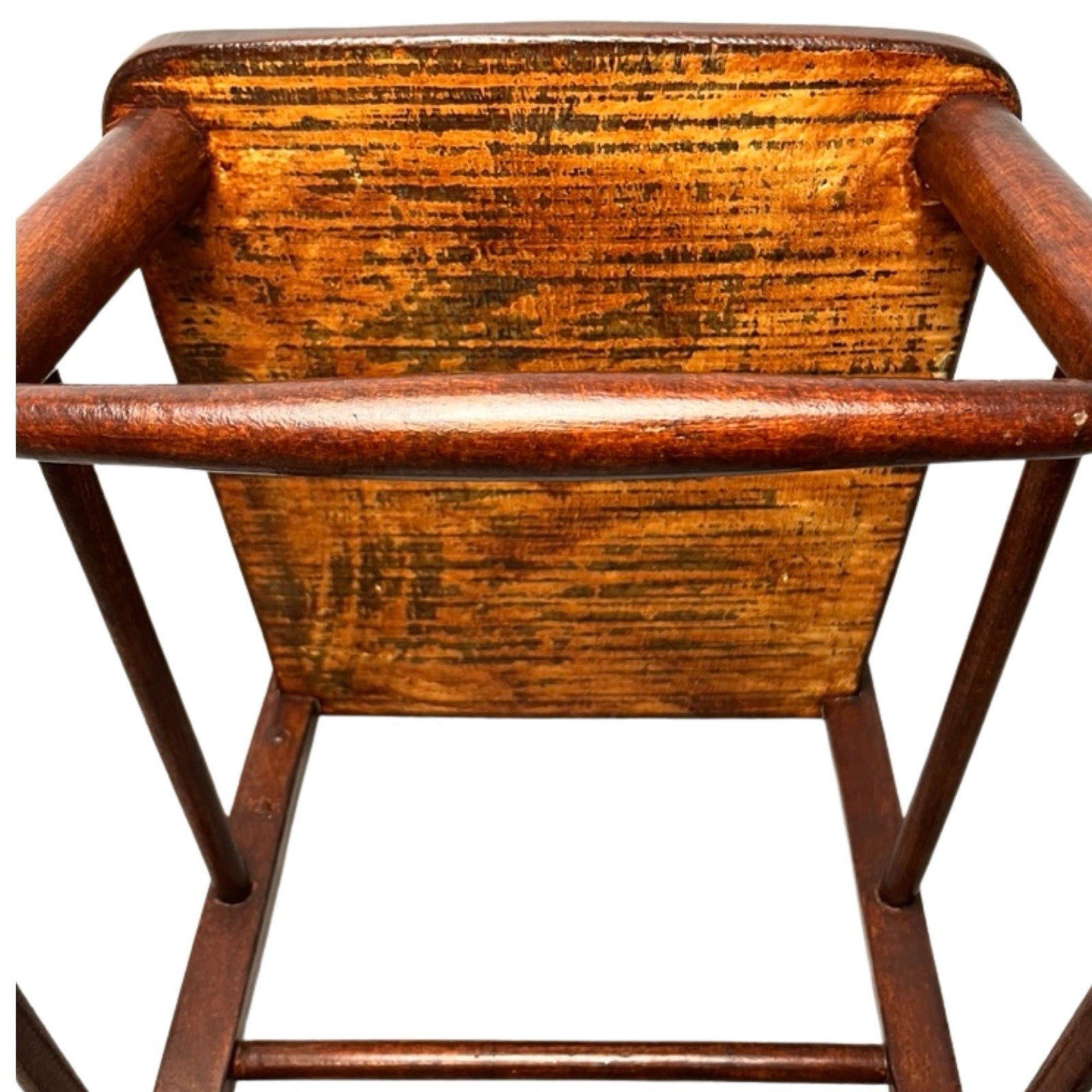 Vintage Wooden Dining Chair / Kitchen Chair – Solid Wood Ladder Back Chair 85cm