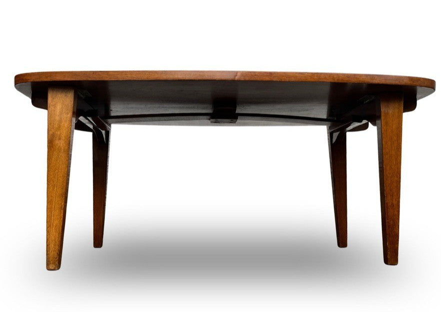 Vintage Folding Coffee Table / Teak Side Table Mid Century End Table 92cm x 45cm
