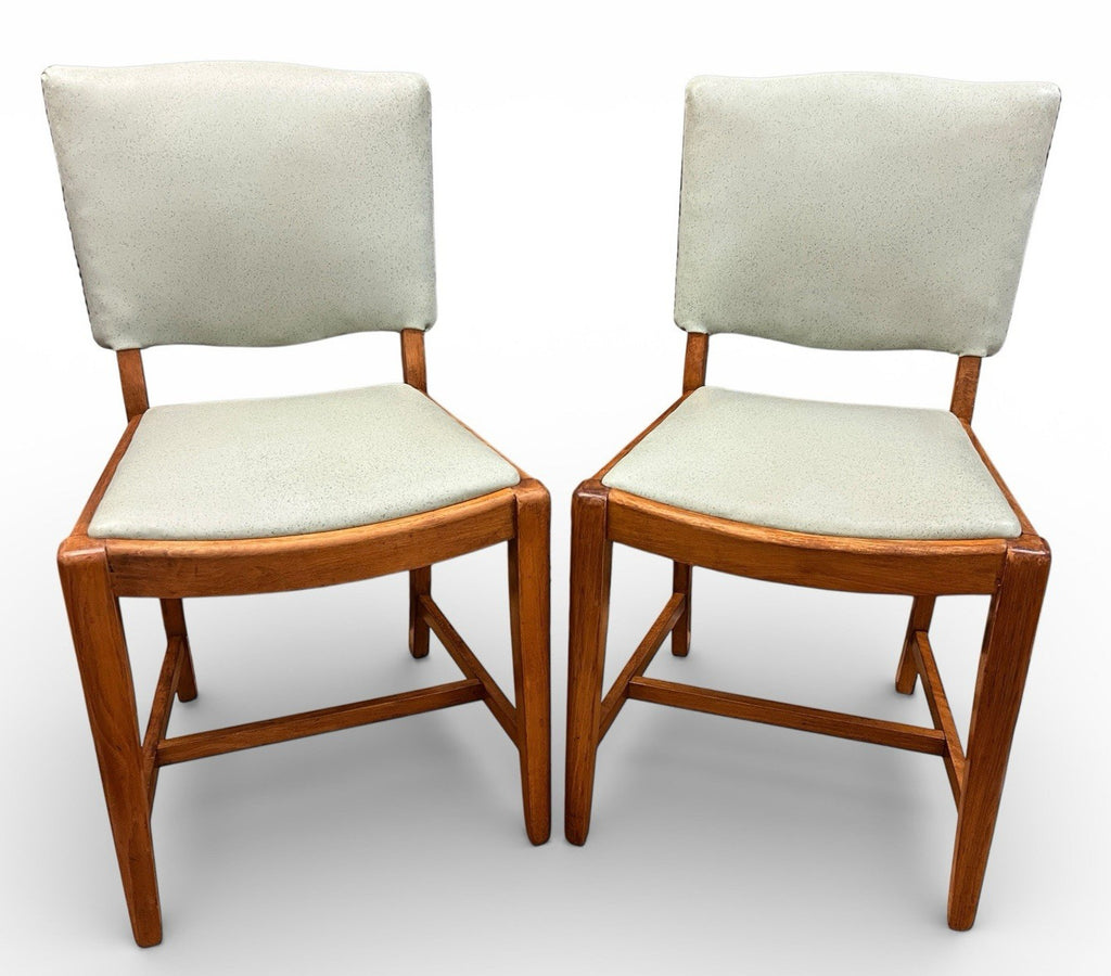 BIS Dining Chairs 1960 Mid Century Pair British Industrial Seating