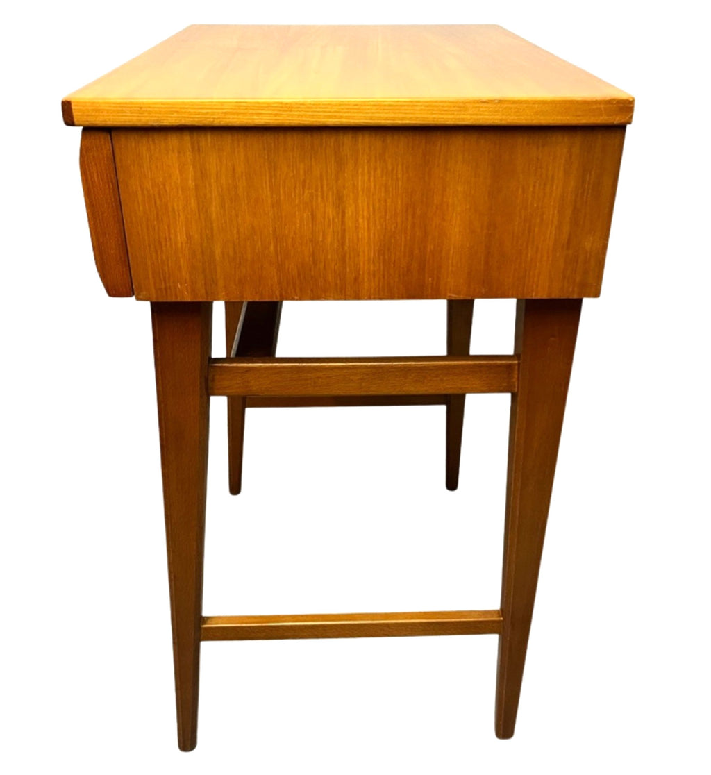 Vintage Mid Century Modern Meredew Bedside Table Teak Cabinet Atomic Era Retro