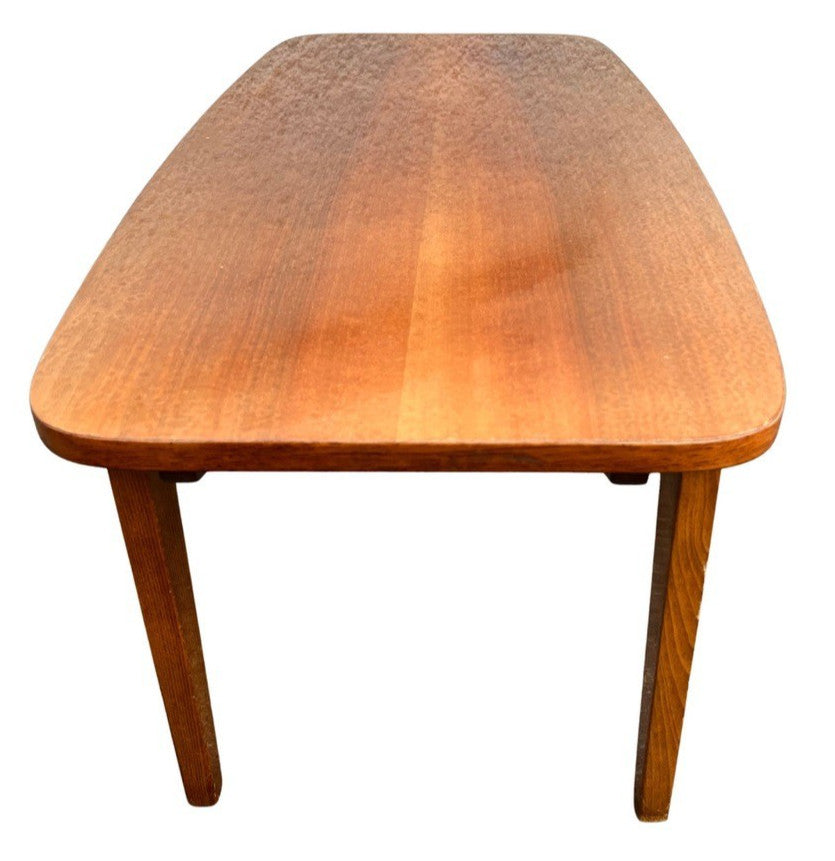 Vintage Folding Coffee Table / Teak Side Table Mid Century End Table 92cm x 45cm
