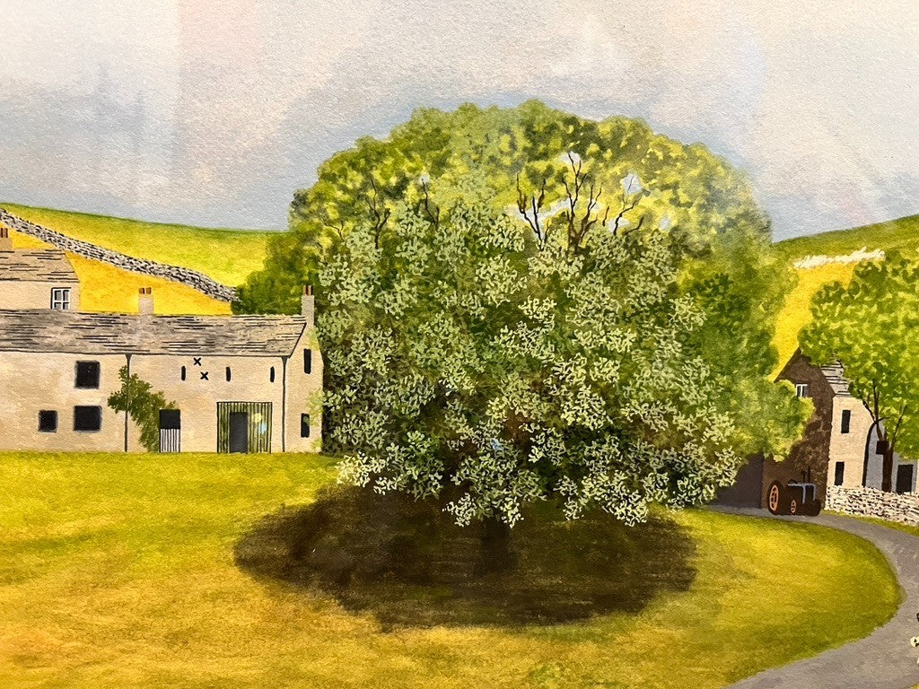 Original Yorkshire Landscape Painting Yockenthwaite C A Townley 1990