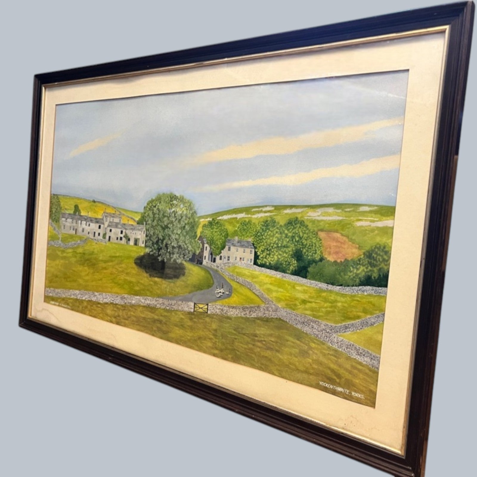 Original Yorkshire Landscape Painting Yockenthwaite C A Townley 1990