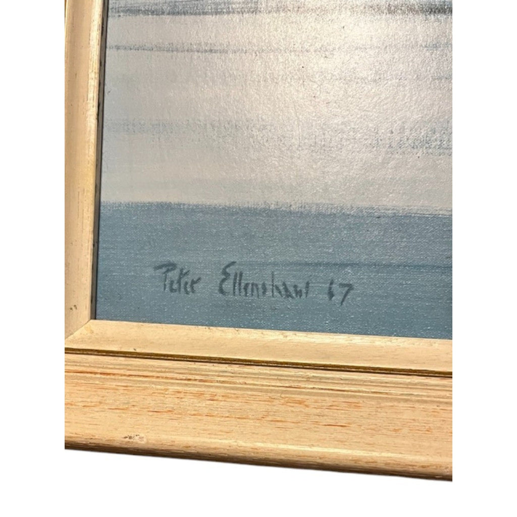 Vintage Framed Print Of Sunset Over Sea By Peter Ellenshaw, 1967, 83cm