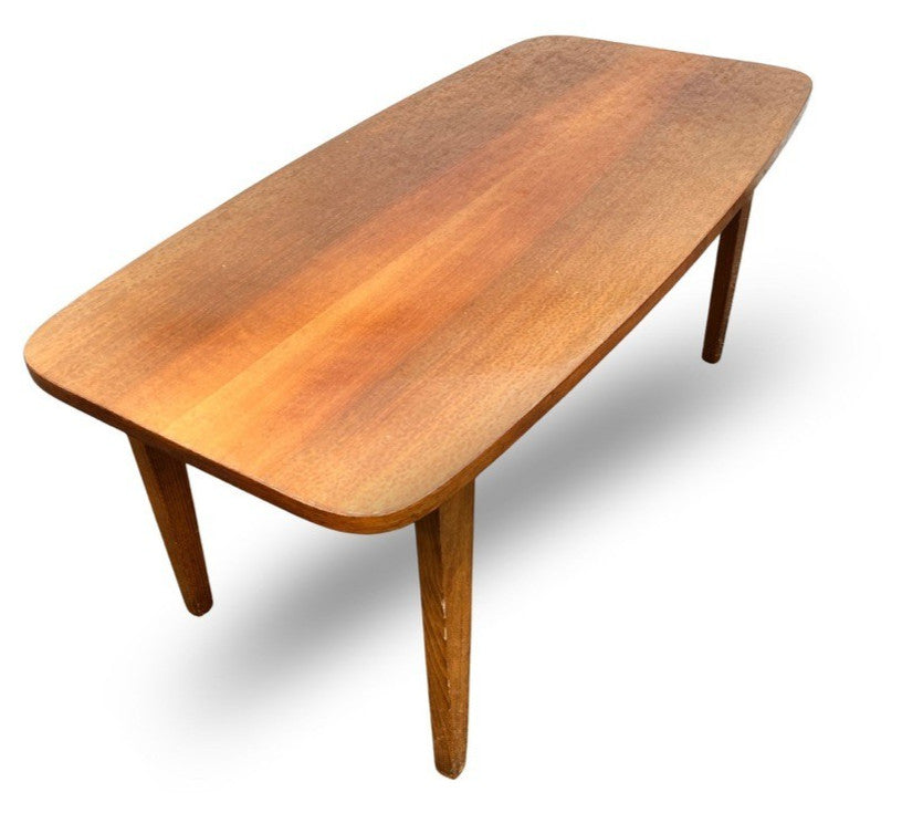 Vintage Folding Coffee Table / Teak Side Table Mid Century End Table 92cm x 45cm