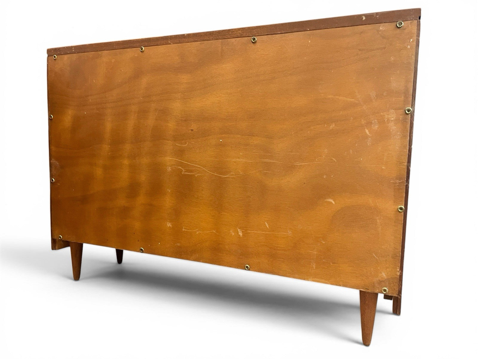 Mid Century Bookcase / Shelving Cabinet – Upcycled Retro Display Shelf 107cm