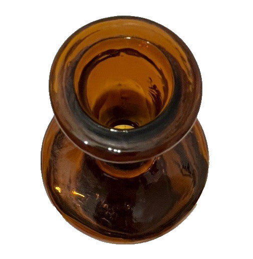 Holmegaard Viking Carafe Amber Glass Bottles Set 3 Vintage 1960s Mixed