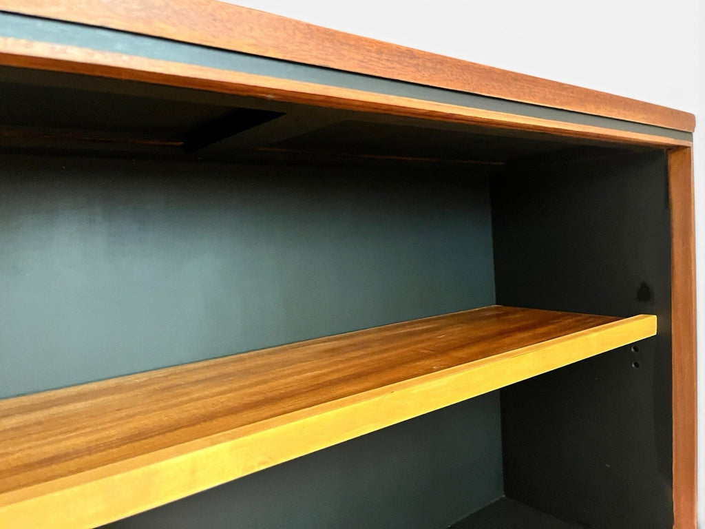 Mid Century Bookcase / Shelving Cabinet – Upcycled Retro Display Shelf 107cm
