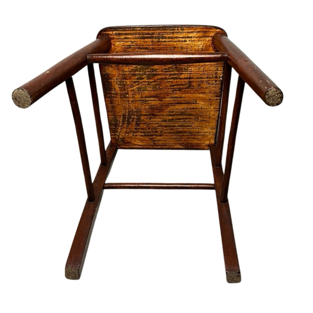 Vintage Wooden Dining Chair / Kitchen Chair – Solid Wood Ladder Back Chair 85cm