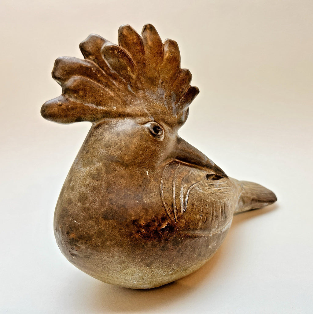 Agnes Escala Zoomorphic Pottery Bird Sculpture Studio Ceramic Signed 1950-1970