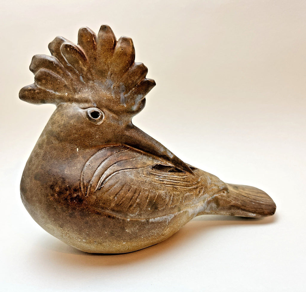 Agnes Escala Zoomorphic Pottery Bird Sculpture Studio Ceramic Signed 1950-1970