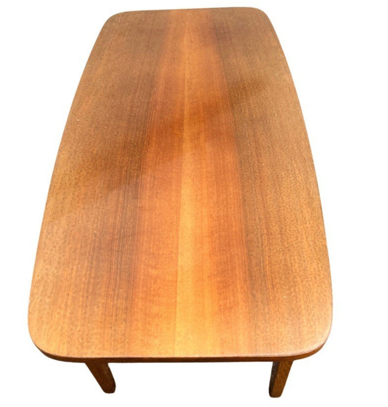 Vintage Folding Coffee Table / Teak Side Table Mid Century End Table 92cm x 45cm