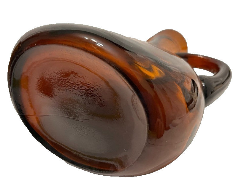Holmegaard Viking Carafe Amber Glass Bottles Set 3 Vintage 1960s Mixed