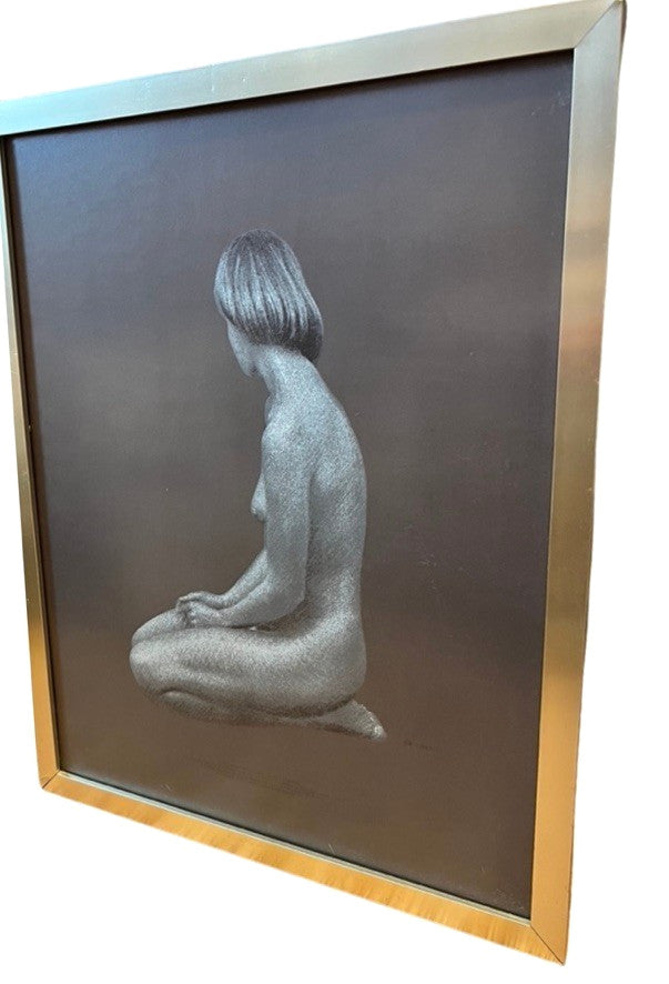 Vintage Alan Cowie “Sheena Study One” 1977 Special Edition Framed Nude Female