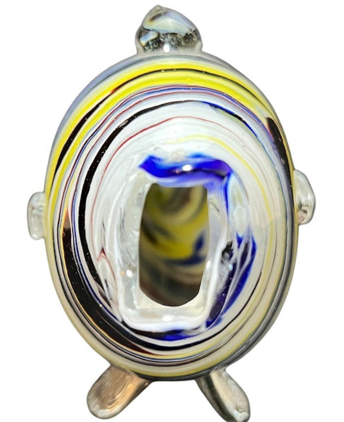 Murano Style Art Glass Fish Hand Blown Multicoloured Mid Century Vintage