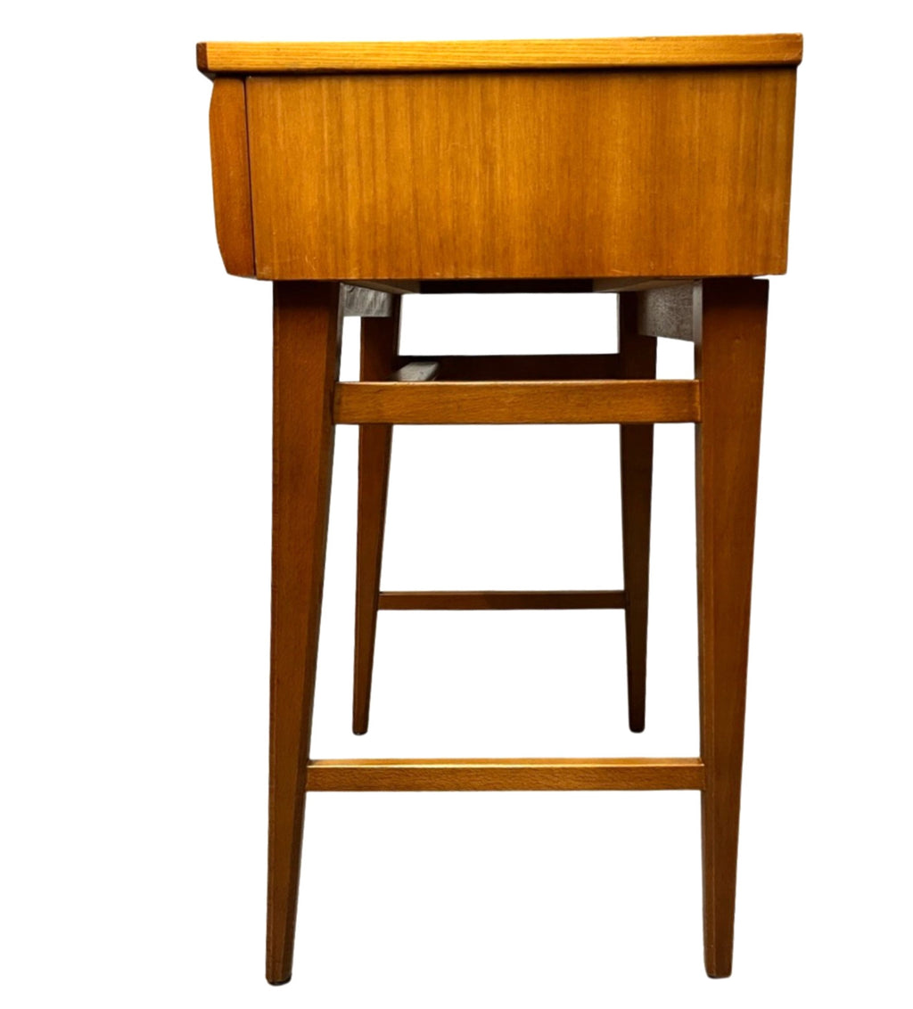 Vintage Mid Century Modern Meredew Bedside Table Teak Cabinet Atomic Era Retro