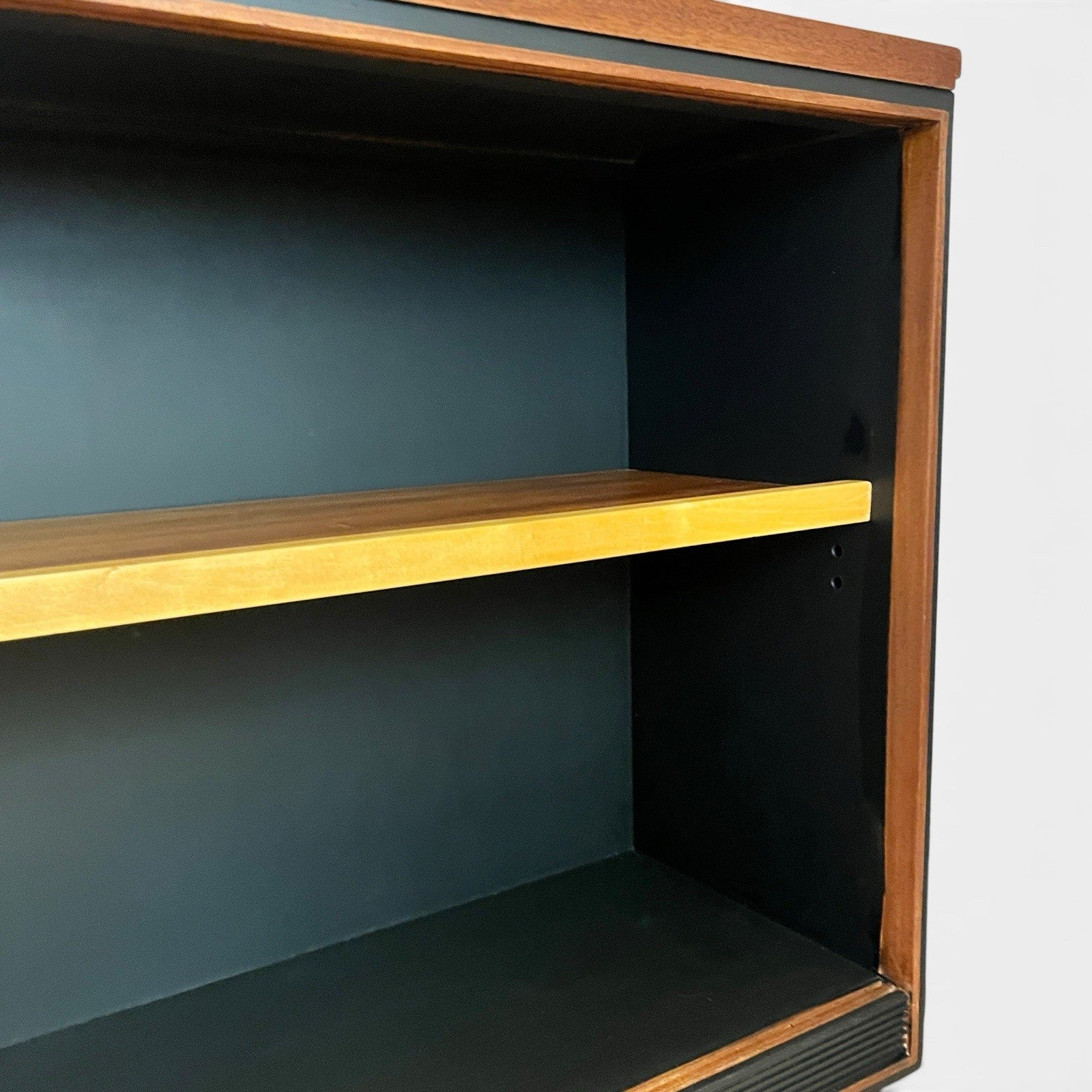 Mid Century Bookcase / Shelving Cabinet – Upcycled Retro Display Shelf 107cm