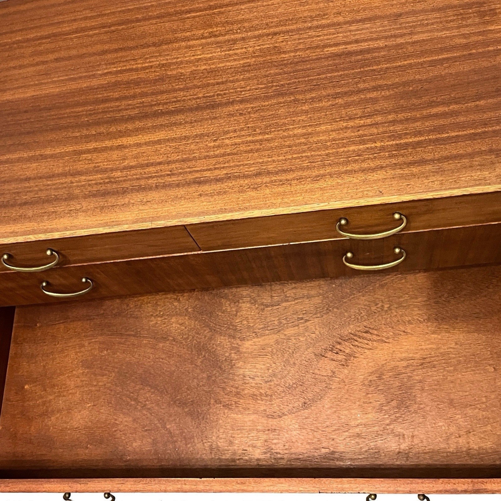 Nathan Mid Century Chest of Drawers Vintage Walnut Lowboy Cabinet Retro 99cm