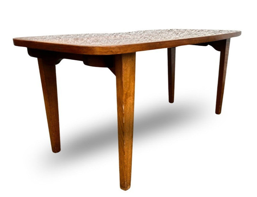 Vintage Folding Coffee Table / Teak Side Table Mid Century End Table 92cm x 45cm