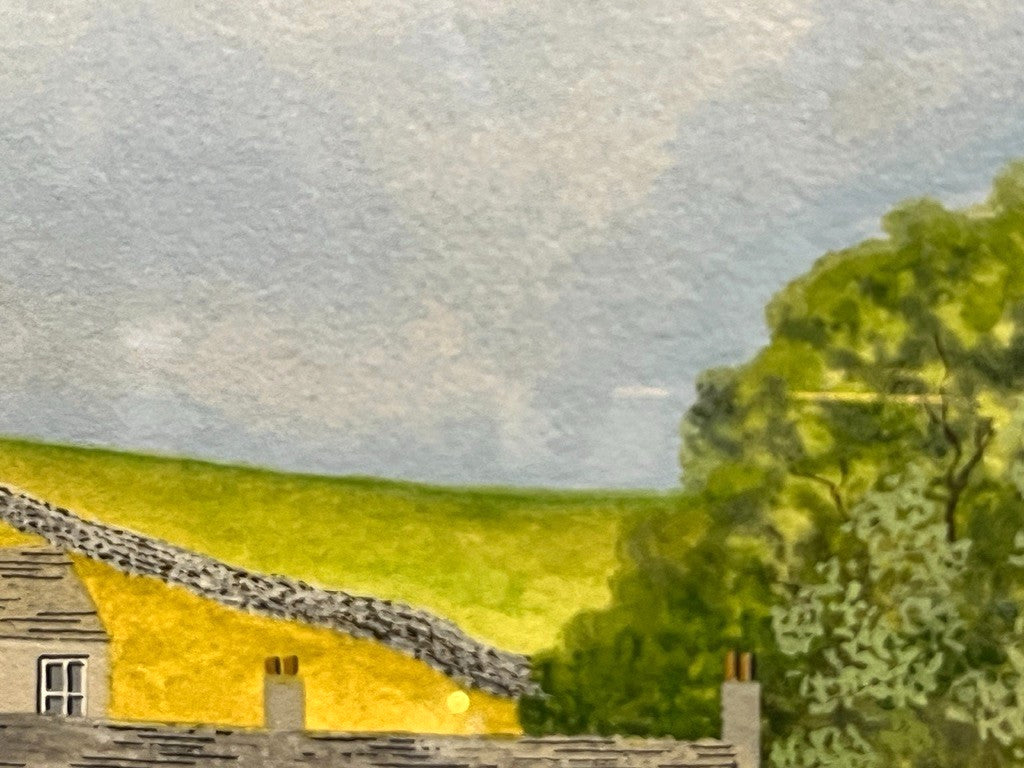 Original Yorkshire Landscape Painting Yockenthwaite C A Townley 1990