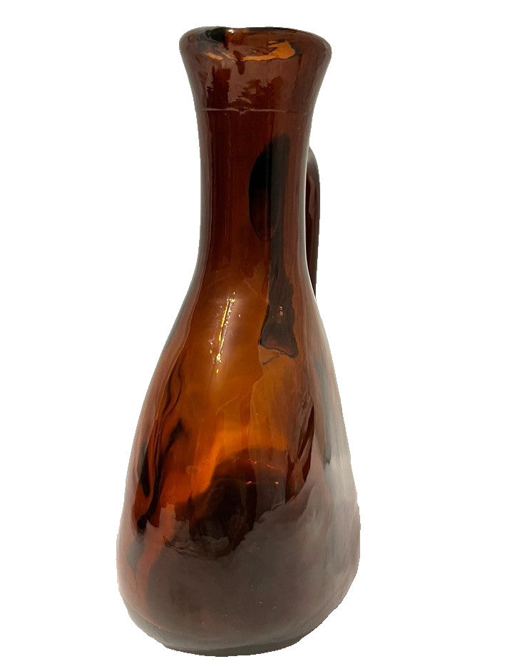 Holmegaard Viking Carafe Amber Glass Bottles Set 3 Vintage 1960s Mixed