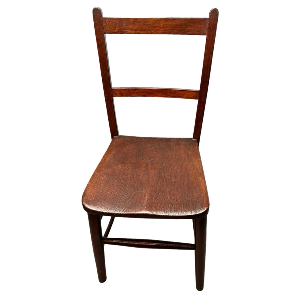 Vintage Wooden Dining Chair / Kitchen Chair – Solid Wood Ladder Back Chair 85cm