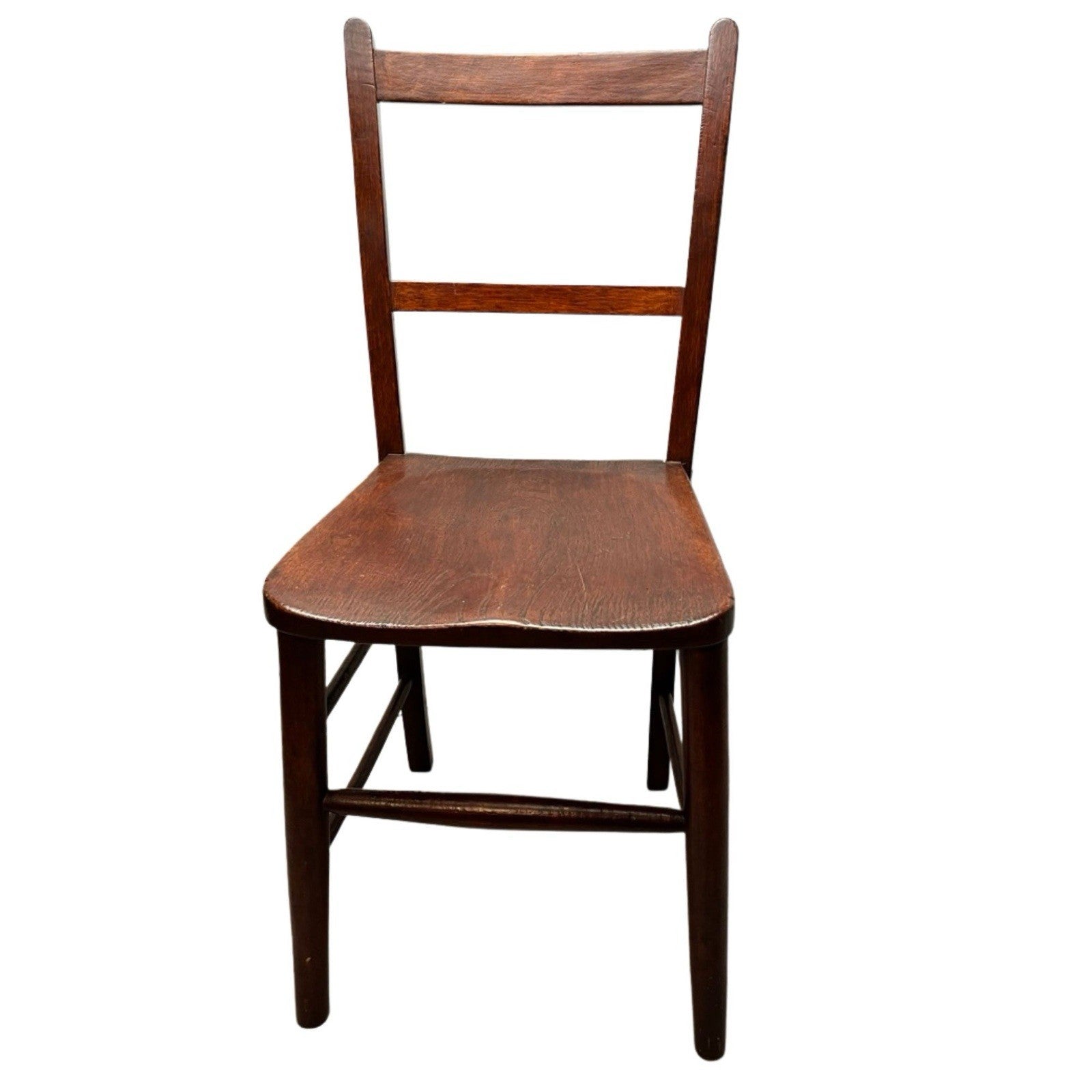 Vintage Wooden Dining Chair / Kitchen Chair – Solid Wood Ladder Back Chair 85cm