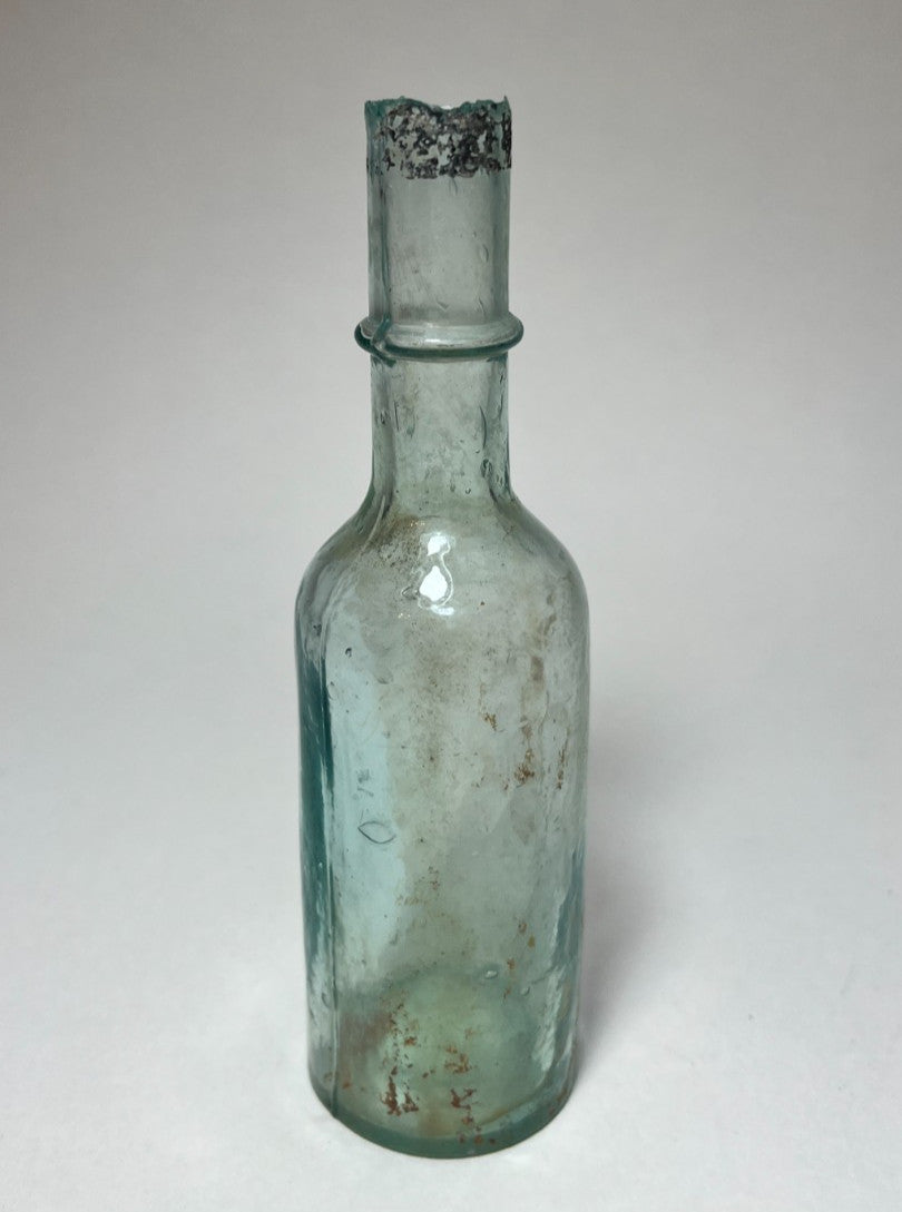 Vintage Green & Aqua Glass Bottle Job Lot Antique Style Apothecary Bottles